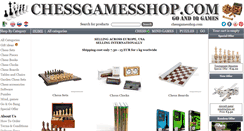 Desktop Screenshot of chessgamesshop.com